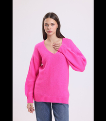 Warm, fashionable, loose women's sweater MATYLDA