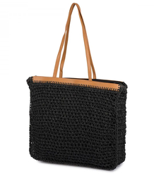 PARIS MILANO plaid shopper bag