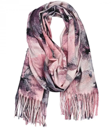 Scarf Scarf tassel warm flowers soft smooth 180x70 cm