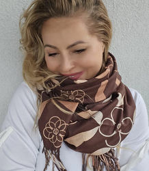 Shawl Scarf Stylish warm abstract soft smooth 180x70 cm