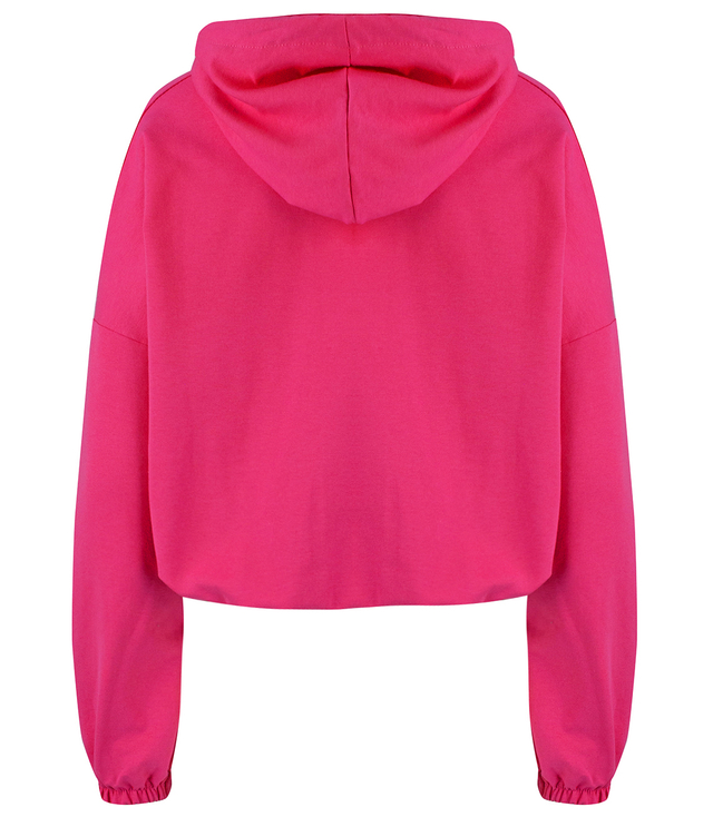 Women's thin, one-color basic sweatshirt with hood JULIA