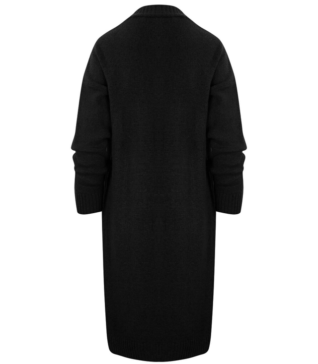 Warm and soft LONG BASIC sweater cardigan