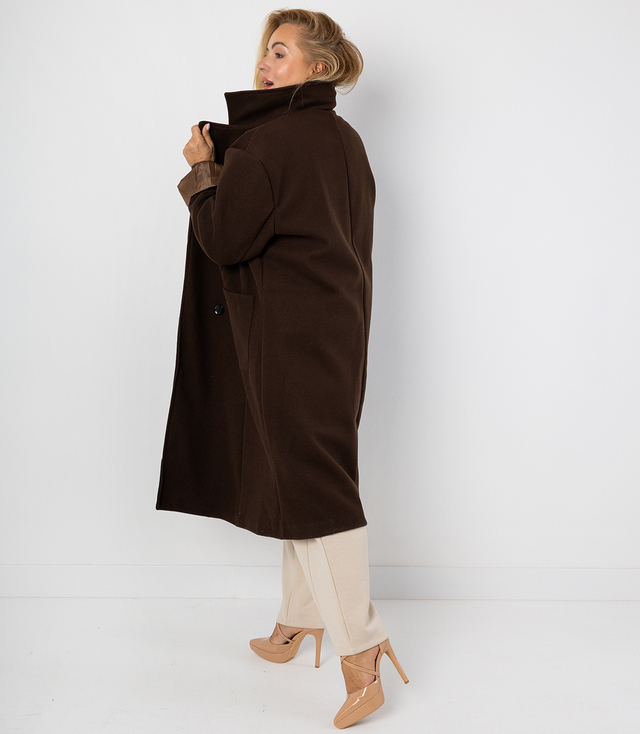 Women's long loose oversized coat CINDY