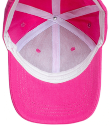 Children's baseball cap decorated with a bunny patch