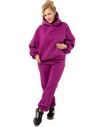 Warm thick tracksuit set sweatshirt + pants STELLA