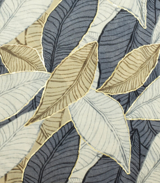 Szal szalik chusta w liście rośliny złota nitka