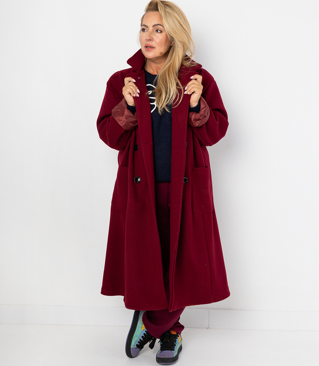 Women's long loose oversized coat CINDY