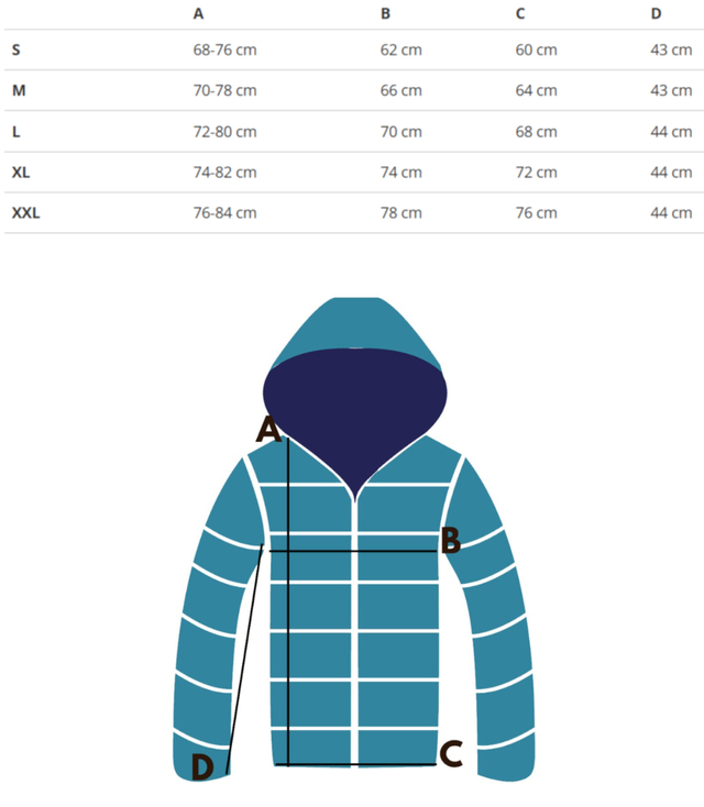 Winter jacket with decorative welts oversize DIAMOND