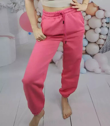 Klasyczne spodnie dresowe bawełna jednokolorowe