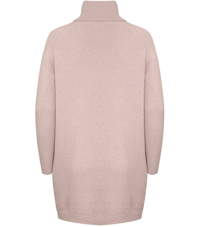 Luźna Sukienka dzianinowa Golf WEŁNA +SIZE