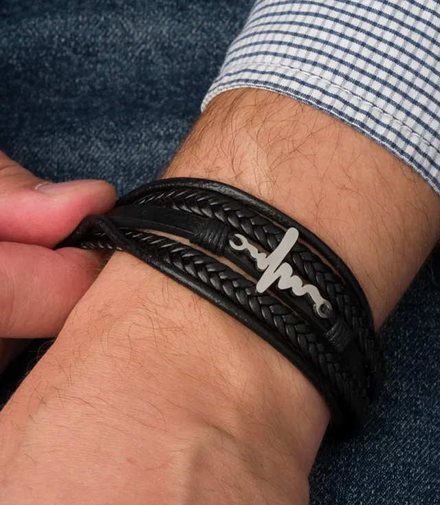 Men's bracelets perfect for a gift braided