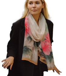 Women's patterned shawl 70x180