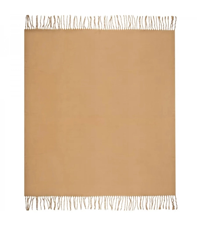 One-color shaik shawl with tassels STELLA