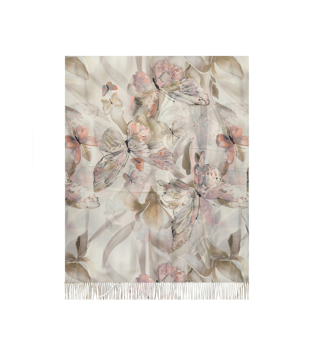 Women's butterfly print scarf stylish 180x70