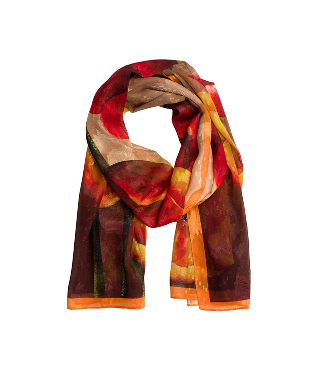 Women's patterned shawl 70x180