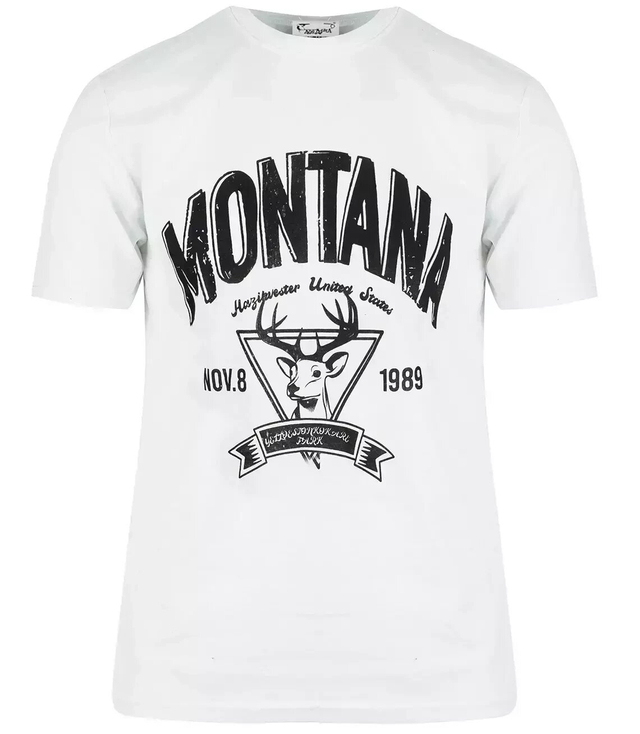 Męski t-shirt koszulka Montana krótki rękaw