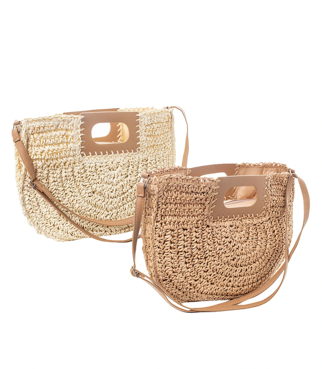 Wednesday summer bag shoulder bag braided rounded