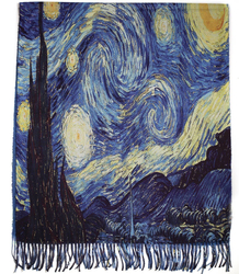 Gruby Oryginalny długi modny szal OBRAZY