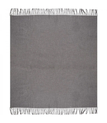 One-color shawl shlik scarf with fringe GRACE