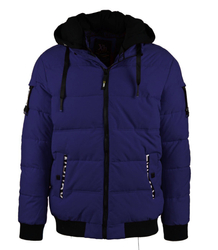 Super men's quilted jacket BOMBER winter