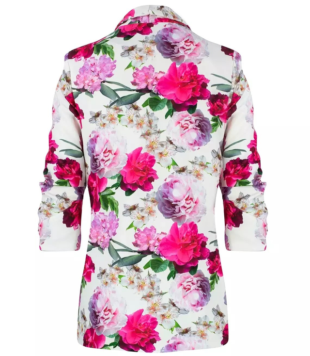 Spring floral suit jacket