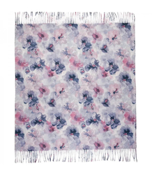 Floral women's scarf shawl with tassels