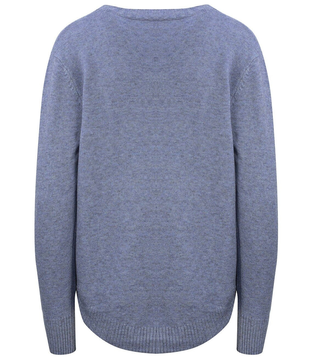 Sweter Klasyczny Gładki ciepły w SEREK