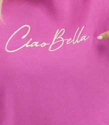 Women's warm hoodie CIAO BELLA