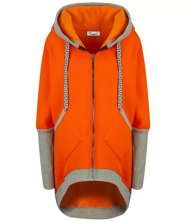 Warm oversized sweatshirt PARKA sweatshirt hoodie