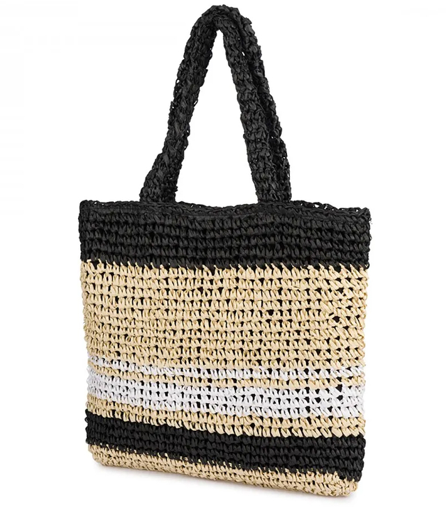 PARIS MILANO striped boho handbag 