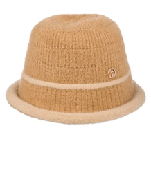 Women's hat cloche patch flower