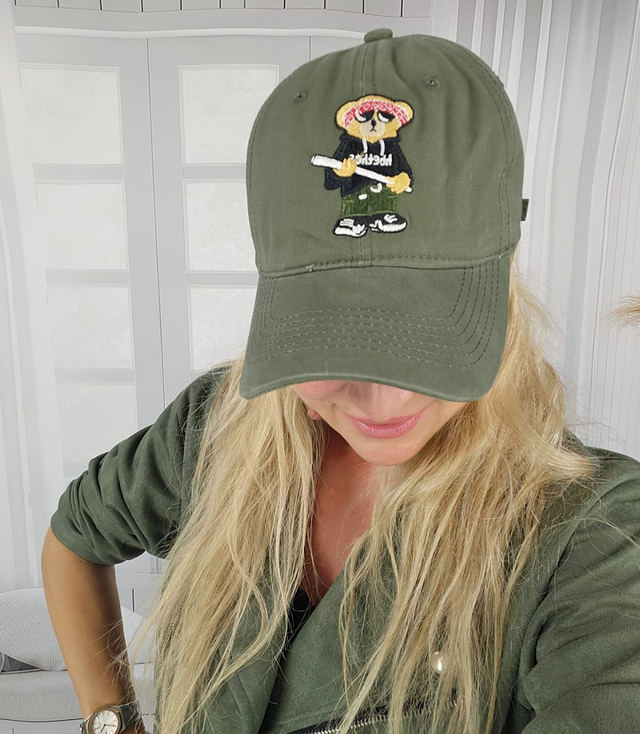 TEDDY bear embroidered baseball cap