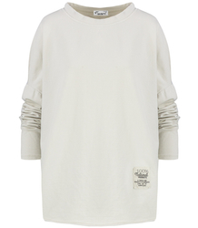 Loose women's sweatshirt made of pleasant-to-touch cotton IRMA