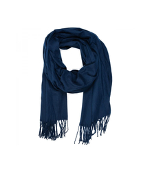 Soft large shawl with tassels uniform classic