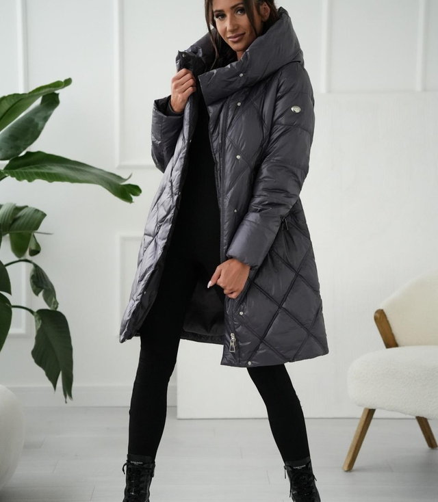 Warm women's winter coat Quilted Insulated MELANIA