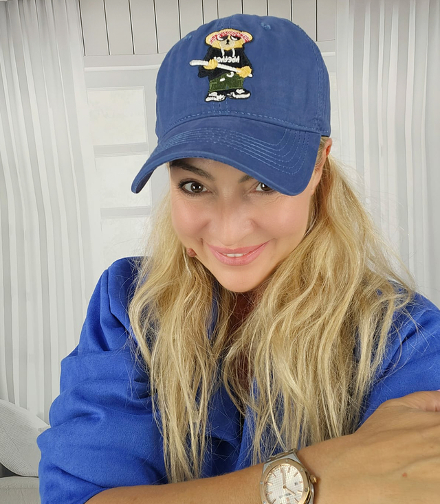 TEDDY bear embroidered baseball cap 