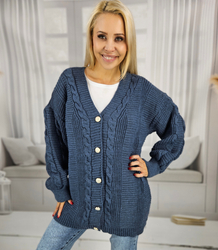 Warm, fashionable, loose women's sweater MATYLDA