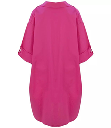 Long shirt Basic cotton shirt dress