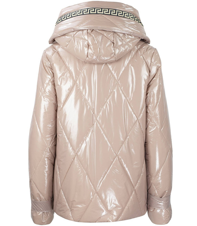 Short winter quilted shiny JACKET