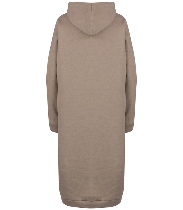 Warm Women's Sweatshirt Oversize Cotton Dress INEZ