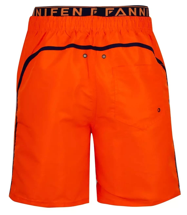 Men's plain swim shorts with belt