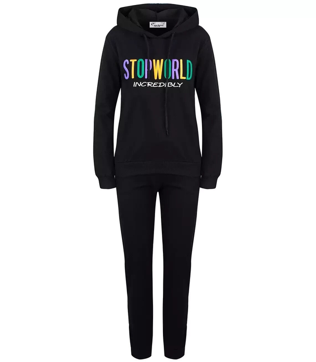 Tracksuit, pants, sweatshirt, matching set, inscription