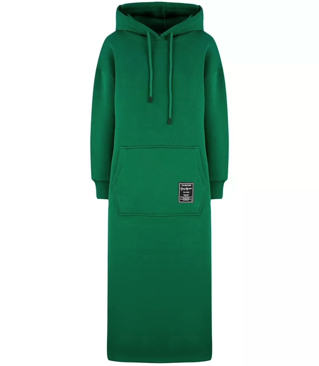 Long sweatshirt oversized tracksuit dress