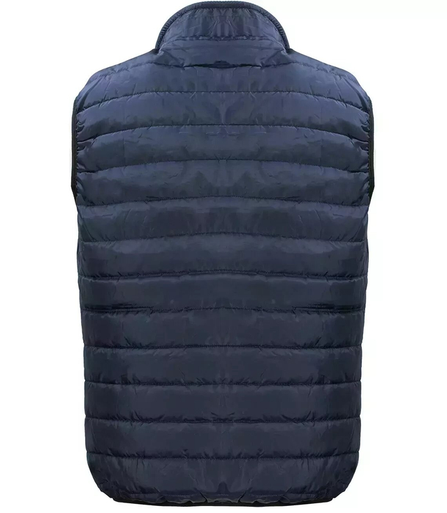 Quilted men's short sleeveless vest