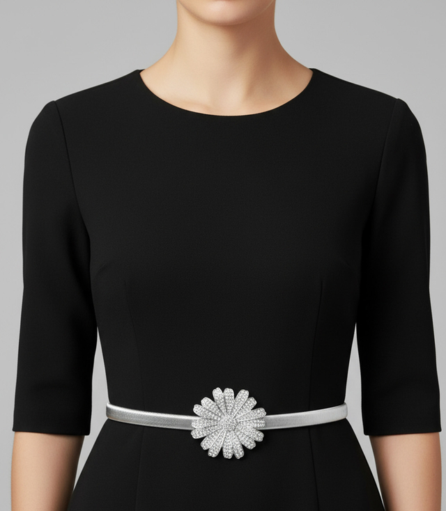 Women's decorative belt for flower dresses