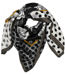 Stylish Elegant Scarf Mix of beautiful patterns 70x70 cm