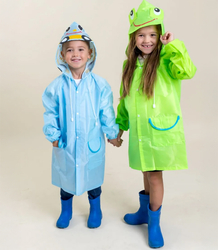 Children's raincoat with cute hood Waterproof