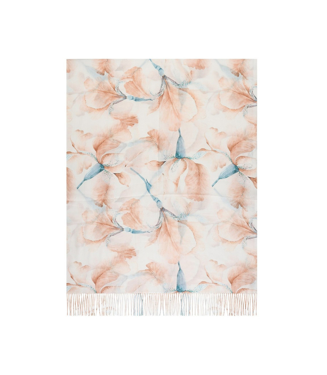 Women's floral pattern scarf 180x70