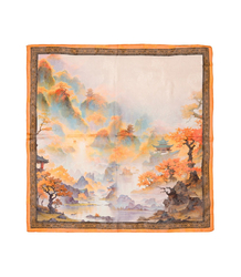 Elegant women's scarf with an insane 70x70 pattern