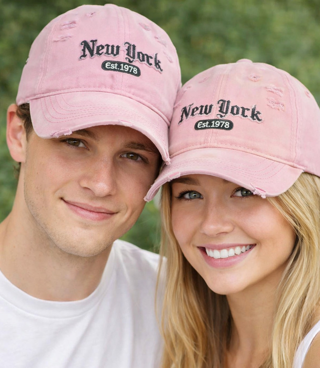 NEW YORK UNISEX baseball cap with decorative patch